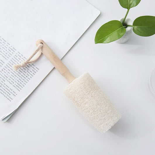 Cepillo de Loofah Natural con Mango de Madera para Botellas y Vasos - Image 6