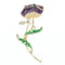 Scarf buckle anti-glare buckle crystal brooch pin D00024