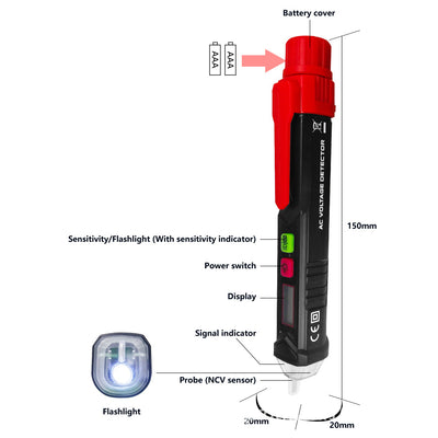 Bolígrafo Detector de Voltaje Compacto - Image 3