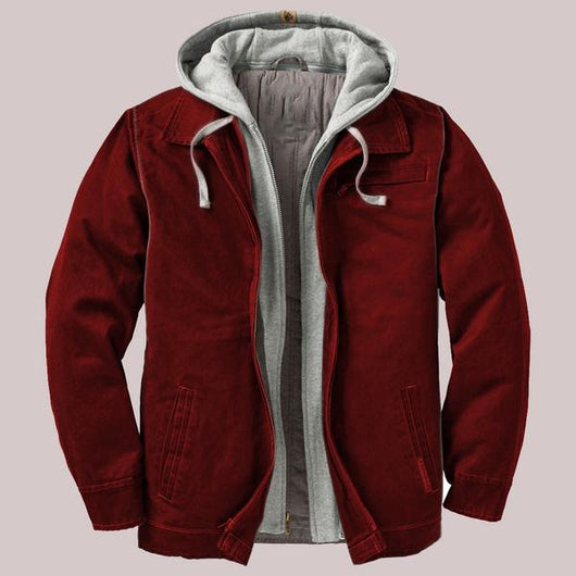 Chaqueta Acolchada Gruesa con Capucha - Colores Sólidos - Image 10