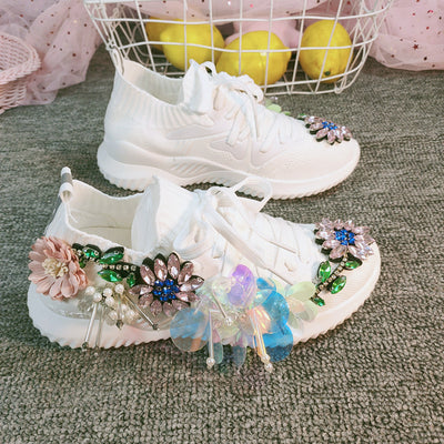 Zapatillas Deportivas Casual Mujer con Suela Gruesa y Tejido Elástico - Image 2