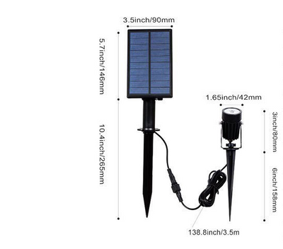 Lámpara Solar de Jardín con Estaca - Iluminación Exterior Automática - Image 7