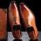 Zapatos de Negocios Estilo Británico para Hombre