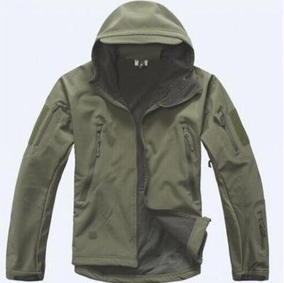 Chaqueta Táctica Shark Skin Softshell V 4.0 - Impermeable Militar con Capucha