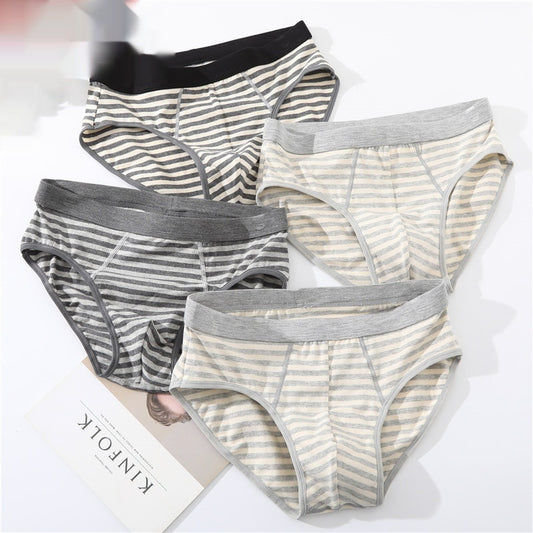 Pantalones de Algodón Puro Cintura Media para Hombre
