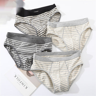 Pantalones de Algodón Puro Cintura Media para Hombre