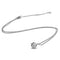 Necklace for Women Simple Estilo Cubic Zirconia Pendant Necklace Rose Dorado Color Fashion Jewelry Birthday Gift Platinum Blanco Stone
