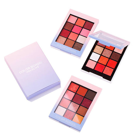 Paleta de Sombras Mate HOLD LIVE 12 Colores - Maquillaje Coreano Profesional