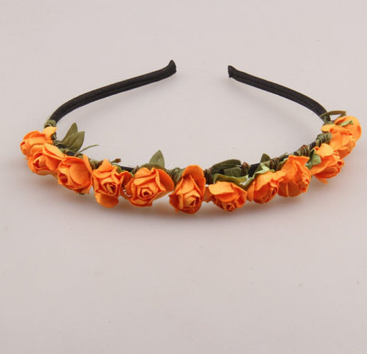 Diadema con 12 Rosas de Papel - Image 17