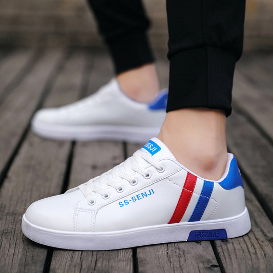 Zapatos Blancos Casuales para Hombre con Suela Plana - Image 2