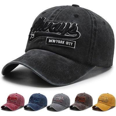 Gorra de Béisbol Denim Lavado Casual