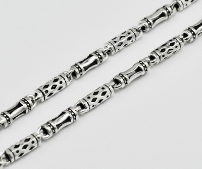Collar de Plata 925 para Hombre - Cadena Gruesa Estilo Retro