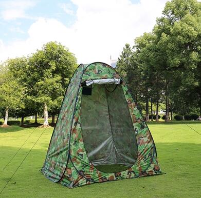 Carpa Camping Portátil 2 en 1 con Ducha y Inodoro - Protección UV para Playa y Viajes - Image 15