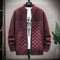 Chaqueta Suéter Acolchada con Costuras Reforzadas