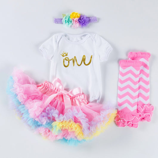 Enterizo de Cumpleaños para Bebé Niña con Letras del Alfabeto - Image 10