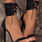 Sandalias con Diseño de Pitón