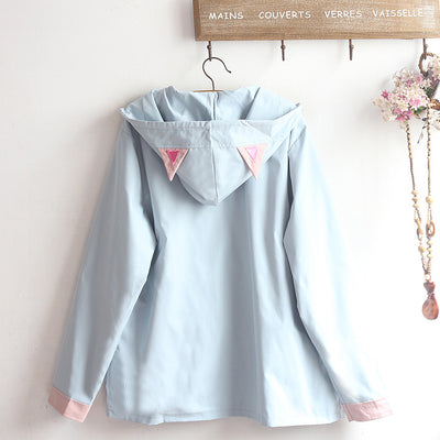 Cardigan Soft Girl Unisex con Capucha de Orejas - Image 8