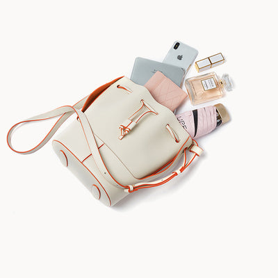 Bolsa Cubo con Cordones de Lona Cosida - Image 4