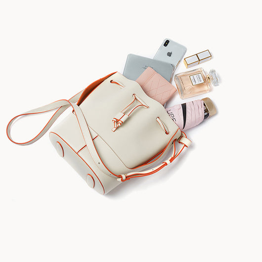 Bolsa Cubo con Cordones de Lona Cosida - Image 4