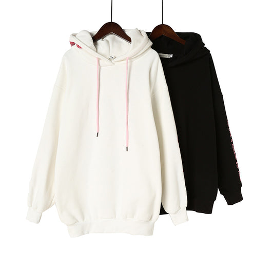Sudadera con Capucha Gruesa Estilo Coreano - Hoodie Holgado para Otoño e Invierno - Image 4