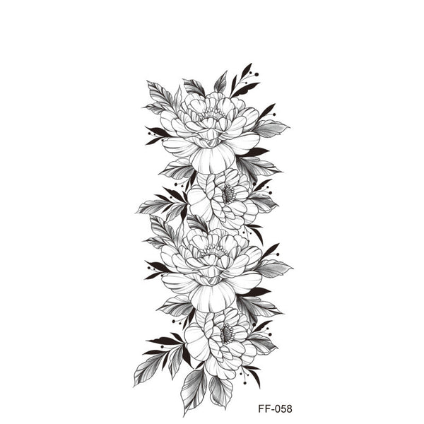 Tatuajes Temporales Floral Impermeables - Diseños Delicados y Duraderos - Image 5