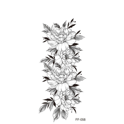 Tatuajes Temporales Floral Impermeables - Diseños Delicados y Duraderos - Image 5