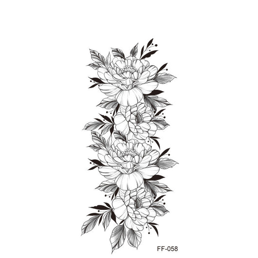 Tatuajes Temporales Floral Impermeables - Diseños Delicados y Duraderos - Image 5