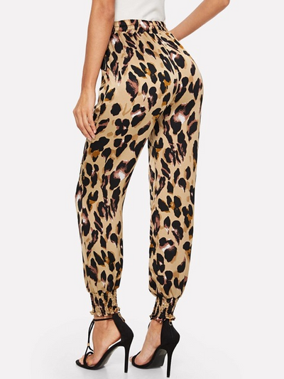 Pantalones de Cintura Elástica con Estampado - Image 3
