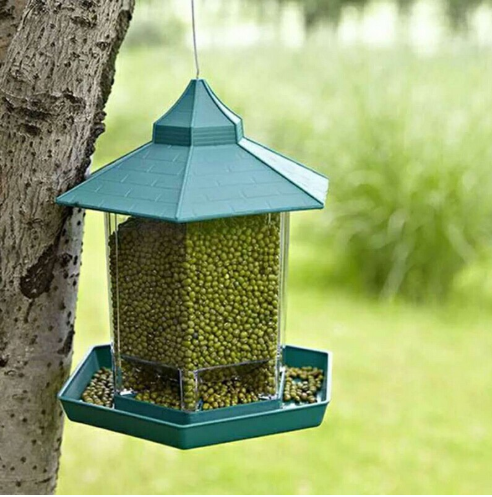 Comedero Colgante para Pájaros Resistente al Agua