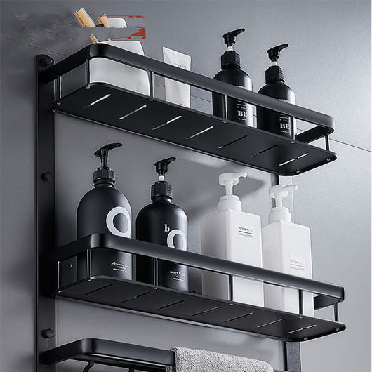Mueble de Baño Minimalista Nórdico con Estante Multifuncional sin Perforaciones - Image 3