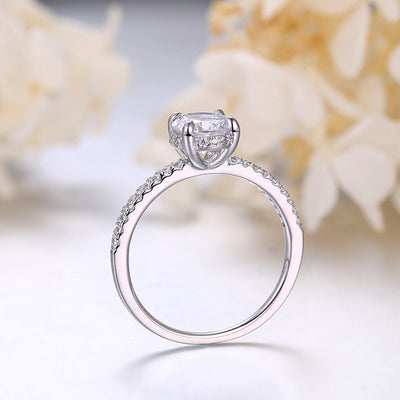 Anillo de Plata 925 con Zircón Redondo para Mujer - Image 6