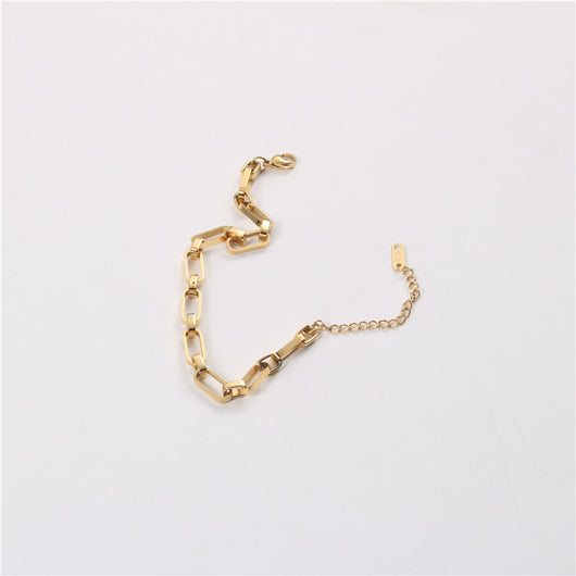 Pulsera de Cadena Gruesa Hueca - Diseño Minimalista y Atrevido - Image 5