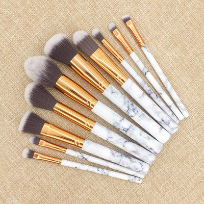 Set de 10 Brochas con Mango de Mármol - Image 10