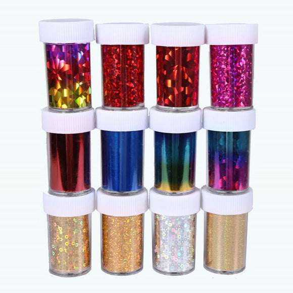 Stickers de Decoración para Uñas Estrellas Brillantes con Adhesivo
