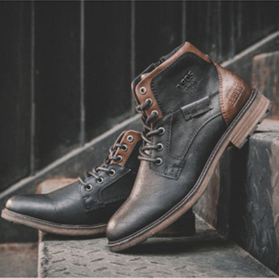 Botas Martin de Cuero Vintage para Hombre - Image 4