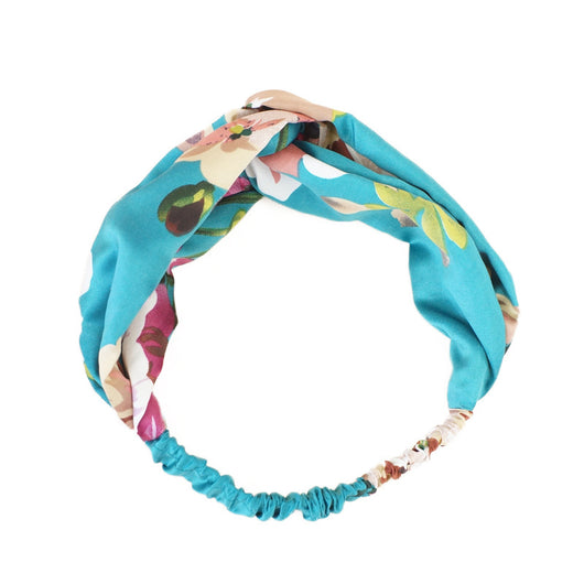 Banda Elástica para Cabello de Seda con Flores - Image 4