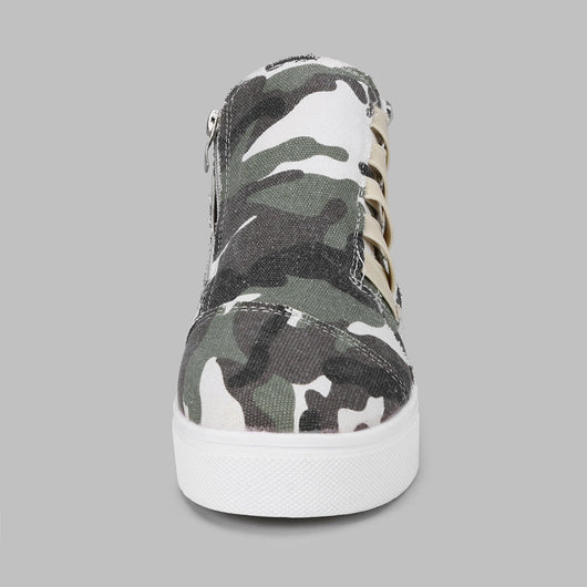 Botas Plataforma con Cierre Lateral Camuflaje - Image 26