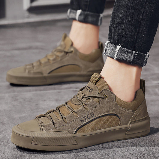 Zapatillas Deportivas Personalizadas Ligeras para Hombre - Diseño Bajo con Cordones - Image 14