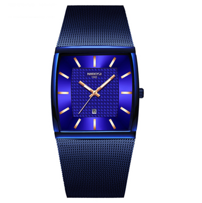Reloj de Pulsera Cuadrado Personalidad con Malla Casual - Image 9
