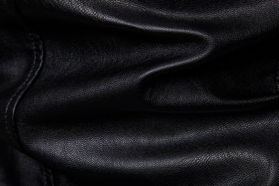 Chaqueta de Cuero PU para Motociclista con Cuello Sólido - Talla Grande - Image 3