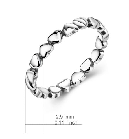 Anillo de Corazón en Plata Esterlina 925 - Image 2