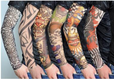 Kit de 6 Mangas Tatuadas para Brazos