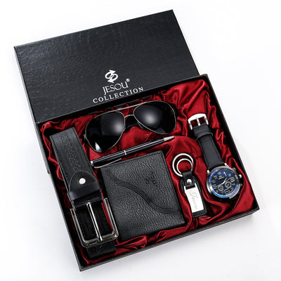 Conjunto de Regalo Elegante para Hombre: Reloj, Cinturón y Billetera - Image 9