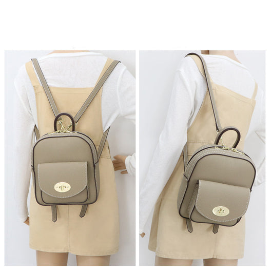 Mochila de Cuero Genuino Artesanal para Mujer - Image 7