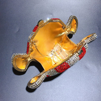 Clutch de Cristal Diamante Caramelo para Mujer - Image 21