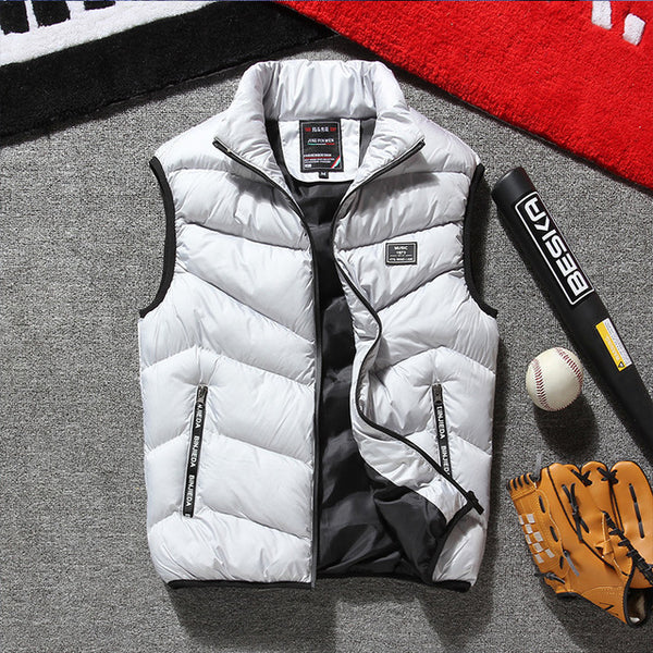 Chaleco Acolchado de Plumón para Hombre - Rojo Outdoor