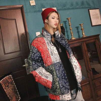 Abrigo Holgado Harajuku Retro Acolchado - Image 3