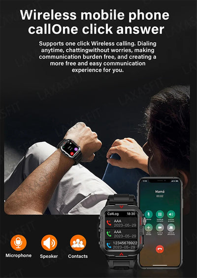 Reloj Inteligente con Llamadas Bluetooth para Deportes al Aire Libre - Image 18