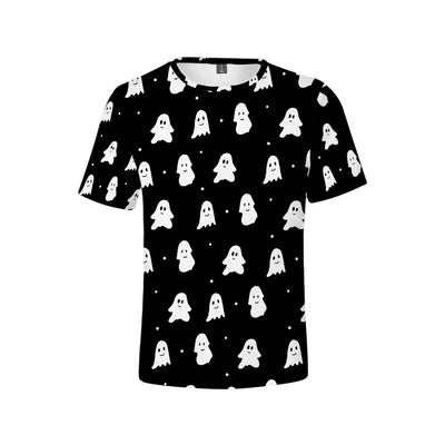 Playera Estampada 3D Ghost Street Manga Corta para Hombre - Image 4
