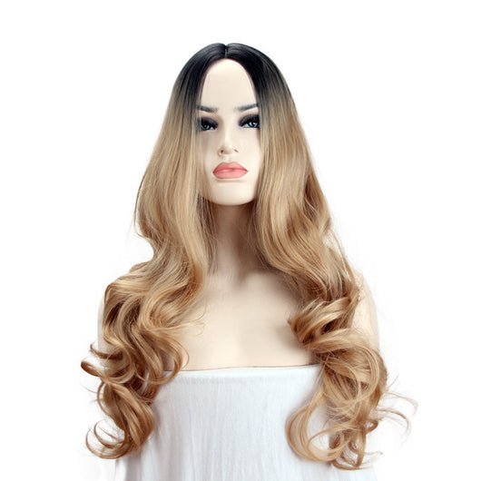 Peluca Larga Degradada Estilo Europeo y Americano para Mujer - Image 10